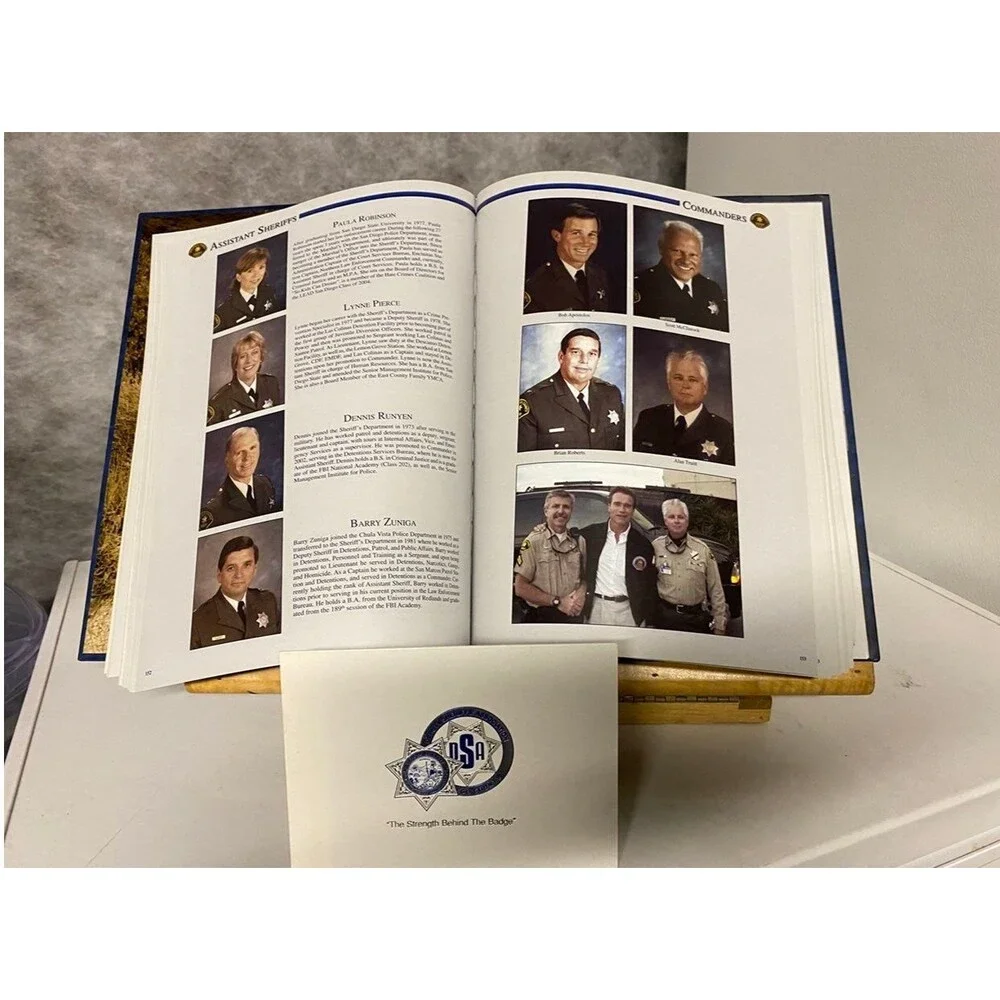 1850-2004 San Diego Sheriff Department  Book
